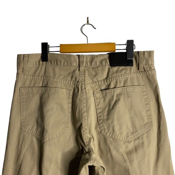 Calvin Klein Jeans Men's Straight Leg Tan Chino Pants - Picture 4 of 9